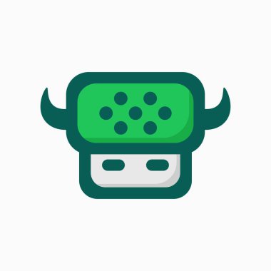 Mantar başı ve Viking miğferi logoları gıda işlerinde, elektronik aletlerde ya da e-spor takımlarının logolarında ya da diğer spor topluluklarında kullanılmak için çok uygundur.