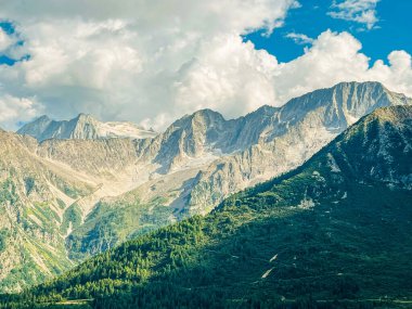 İtalyan Dolomiti 'sinin muhteşem manzarası.