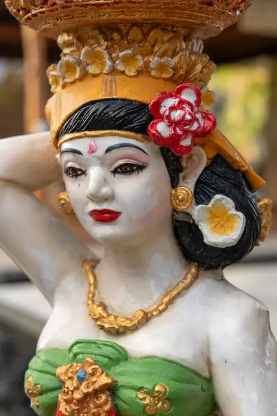 Statue Temple Shrine Bali Indonesia — Stock Photo, Image