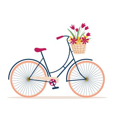 Bisiklet, çevre dostu bir ulaşım yoludur. Kadın bisikleti