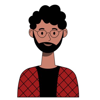 Kıvırcık Sarışın Genç Avatar Turuncu Tank Üstte.