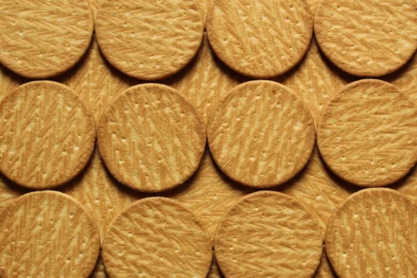 クローズアップ写真撮影で固定された丸型クッキーデザート — ストック写真