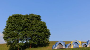 Ekim 2022 Sabah Saati Doi Samer Dow Milli Parkı Sri Nan, Manzara ve dönüm noktası Nan ili, Tayland, Seyahat Turizm Rahatlama Konsepti,