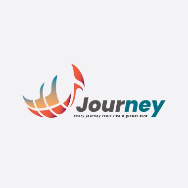 Logo turizm, özgürlük, seyahat acentesi ve fon toplama, kötü dünya ekonomisi ve organizasyon bağışları için mükemmel..