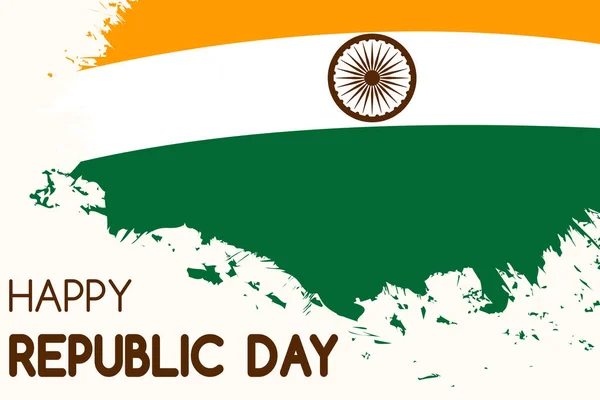 摘要背景 印第安共和国庆祝设计日 — 图库矢量图片