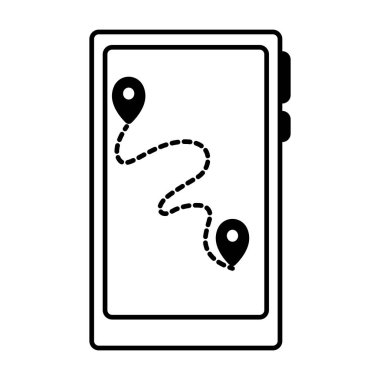  Telefon, simge, illüstrasyon doğrusal yol görünümü simgesi   