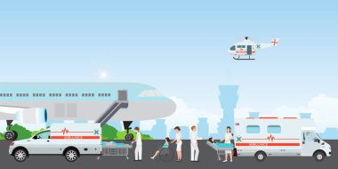 Uçak kazasından acil kurtarma ekipleri türbülansa girdi..