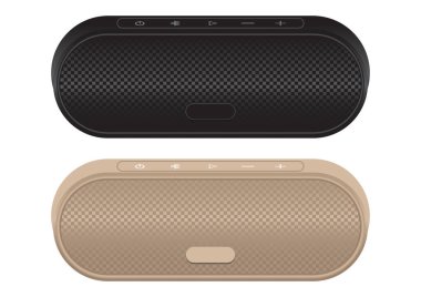 Beyaz izole Bluetooth sözcü.