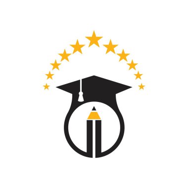 Eğitim Logosu Şablonu vektör illüstrasyon tasarımı