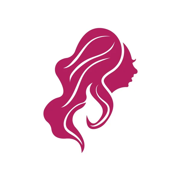 stock vector Style hair woman icon logo vector illustration design