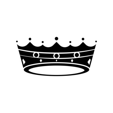 Crown Logo Şablonu vektör çizimi tasarımı