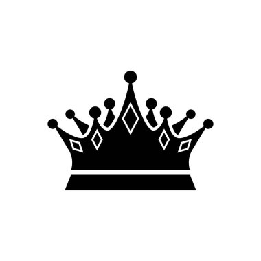 Crown Logo Şablonu vektör çizimi tasarımı