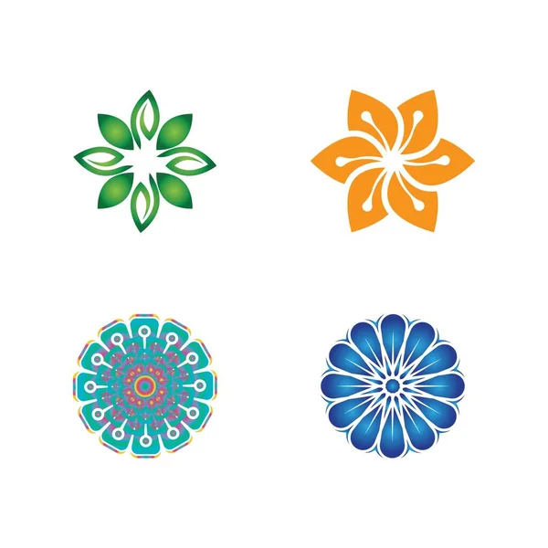 stock vector Flower vector icon design template illustration