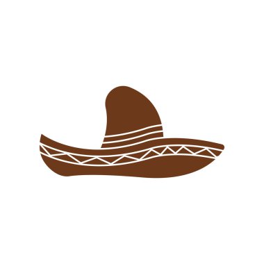 Basit şapka vektör logo şablonu