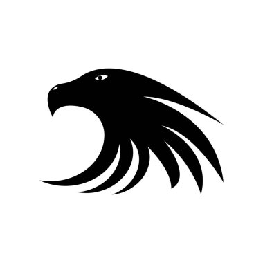 Falcon Logo Şablonu vektör çizimi tasarımı