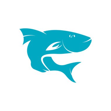 Fish logo icon template creative vector symbol