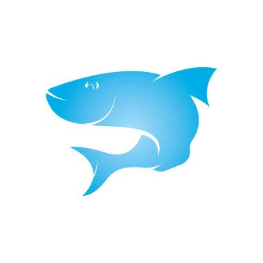 Fish logo icon template creative vector symbol