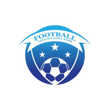 Football logo icon design and symbol soccer club vector