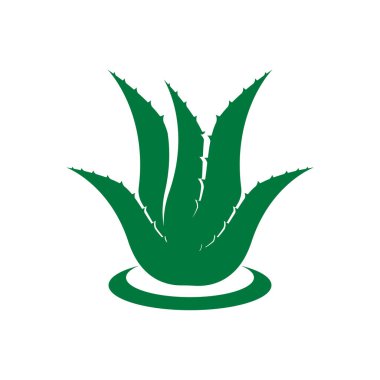 Aloe Vera logo icon design symbol beauty skin care