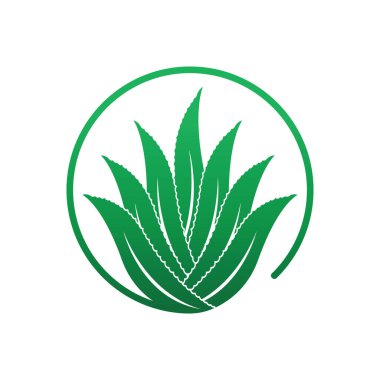 Aloe Vera logo icon design symbol beauty skin care