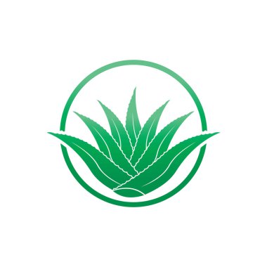 Aloe Vera logo icon design symbol beauty skin care