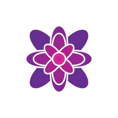 çiçek vektör tasarım şablonu çizimi