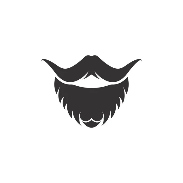 Beard Icon Logo Mustache Vector Illustration Design Symbol Vector Graphics
