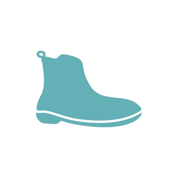 Icono Zapato Logo Concepto Vector Zapatilla Plantilla Zapatos Tienda Diseño — Archivo Imágenes Vectoriales