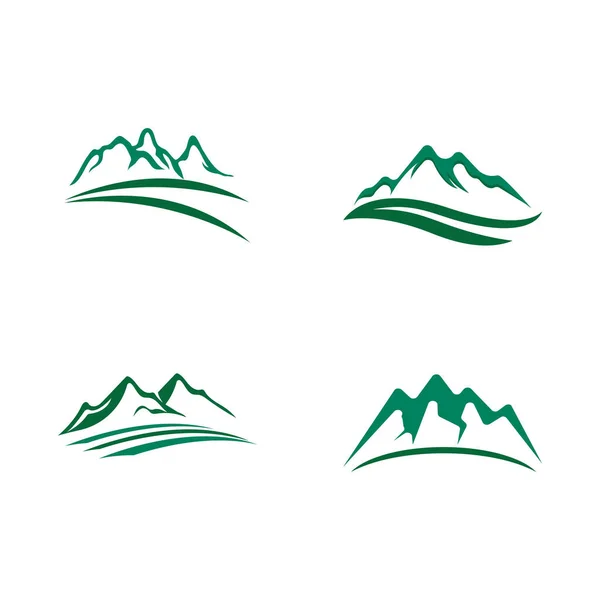 山地图标标志模板矢量图解设计 — 图库矢量图片