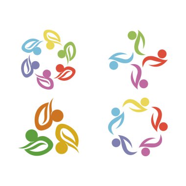 People Icon çalışma grubu Vektör illüstrasyon tasarımı