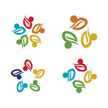 People Icon çalışma grubu Vektör illüstrasyon tasarımı