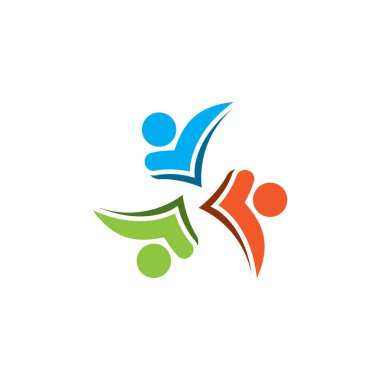 People Icon çalışma grubu Vektör illüstrasyon tasarımı
