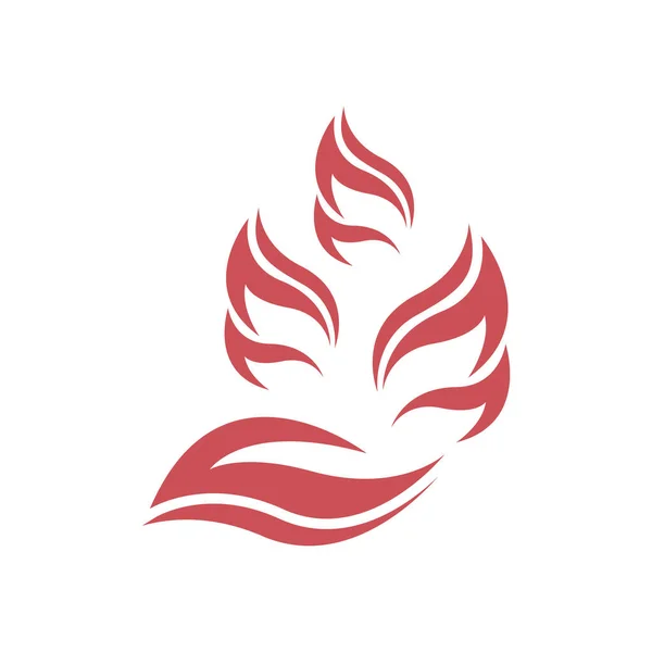 Tűz Logó Tervezés Illusztráció Tűz Szimbólum Ikon Vektor — Stock Vector