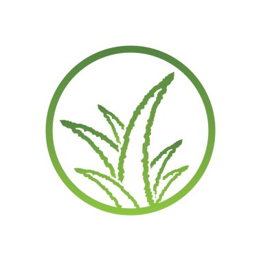 Aloe Vera logo tasarım sembolü güzellik cilt bakımı