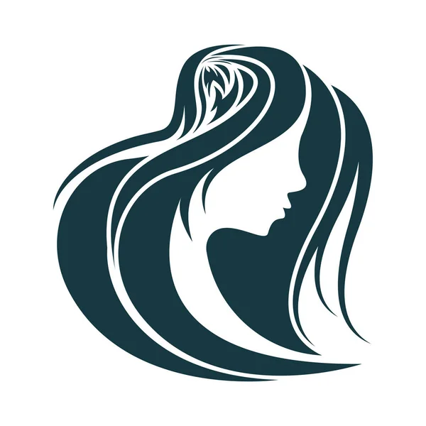 Women Beauty Salon Spa Hair Minimalist Logo Design Inspiration Stock Illustration