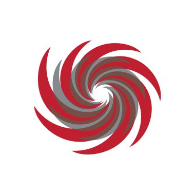 Girdap logo simgesi çizim vektörü