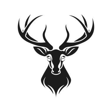 Geyik logosu vektör resmetme tasarımı