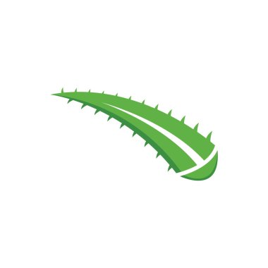 Aloe Vera logo tasarım sembolü güzellik cilt bakımı