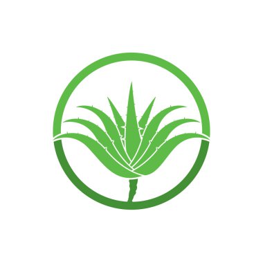 Aloe Vera logo icon design symbol beauty skin care