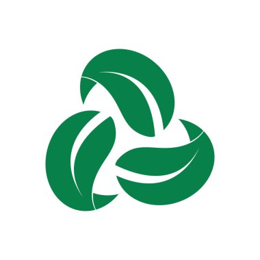 Yeşil ağaç yaprağı doğa logo resimleri çizim tasarımı