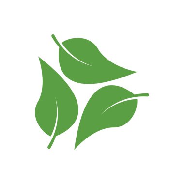 Yeşil ağaç yaprağı doğa logo resimleri çizim tasarımı