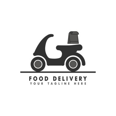 Yemek Teslimatı Fast Food Logo Vektör Simgesi