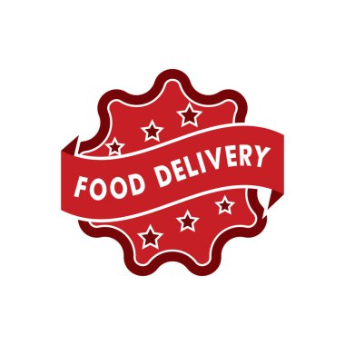 Yemek Teslimatı Fast Food Logo Vektör Simgesi