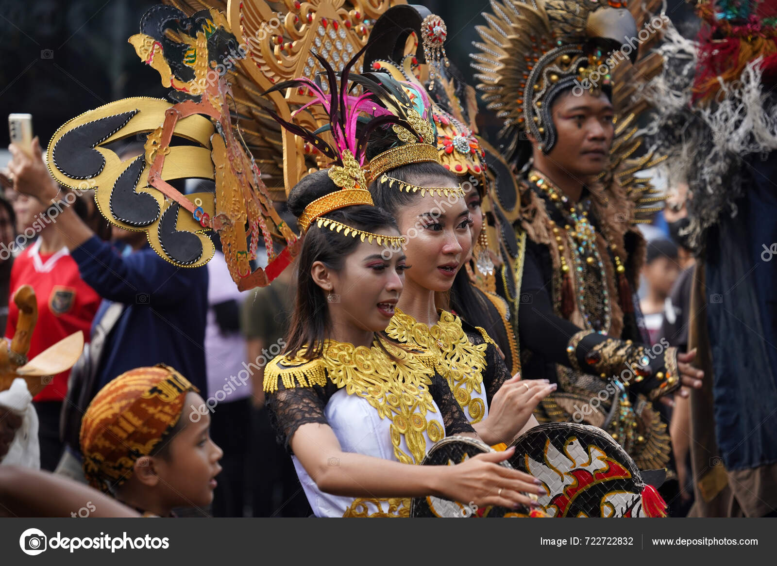 Jakarta Indonesia May 2024 Traditional Clothing Parade Throughout 