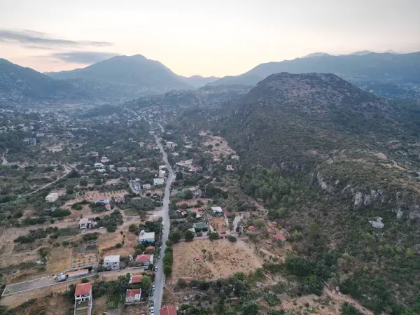 İsrail 'in kuzeyindeki Akdeniz adasının manzarası.