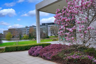 Trinity Koleji, Dublin, eski merkez kampüs ve kamp manzarası