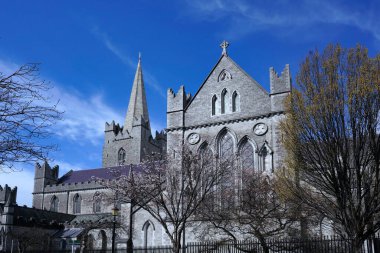 Dublin 'deki St. Patrick Katedrali, batı tarafından izleniyor.