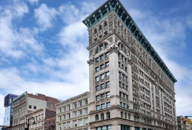 19. yüzyılda Manhattan 'ın SoHo bölgesinde demir binalar yapıldı., 