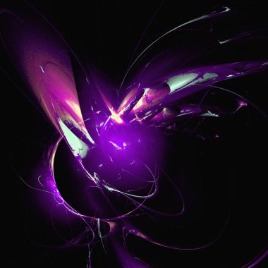 fantasy space illustration of a purple planet in deep space, wallpaper, design
