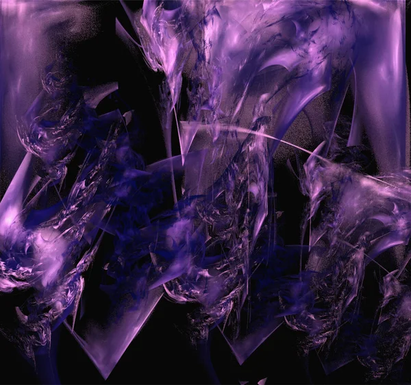 Bright Abstract Background Glowing Weaves Purple Lines Dark Background Design — 图库矢量图片